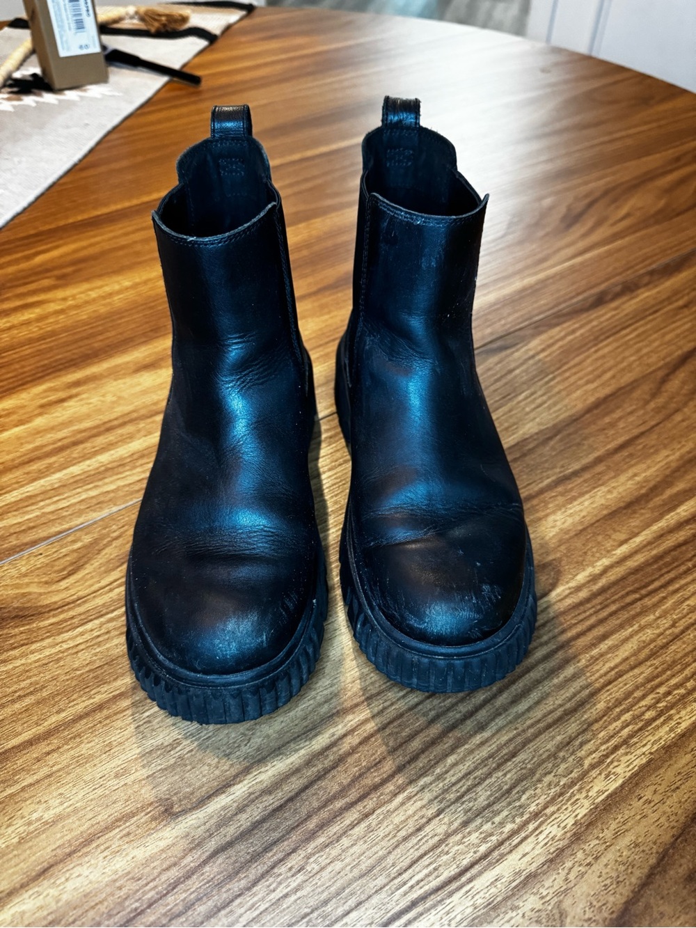 Timberland Black Leather Chukka Boots